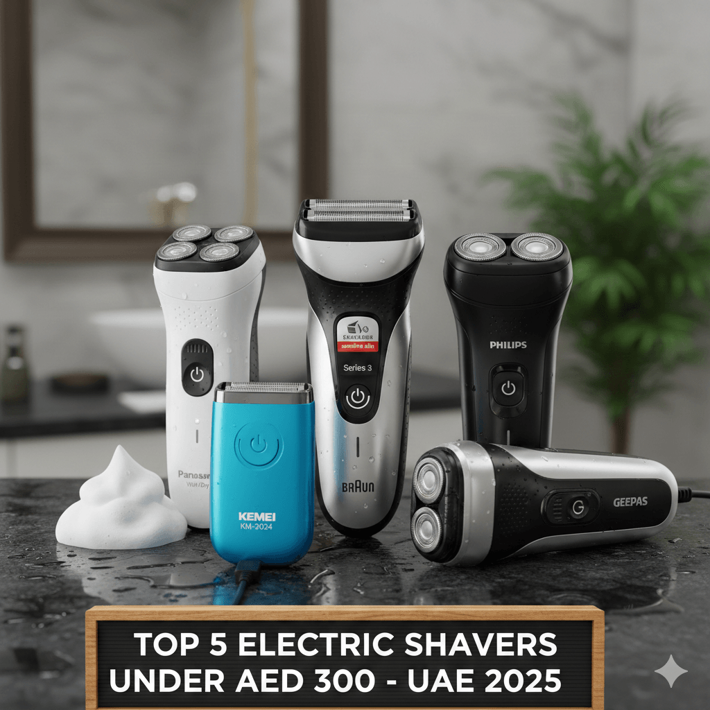 Top 5 Best Electric Shavers Under AED 300 in the UAE (2025 Review)