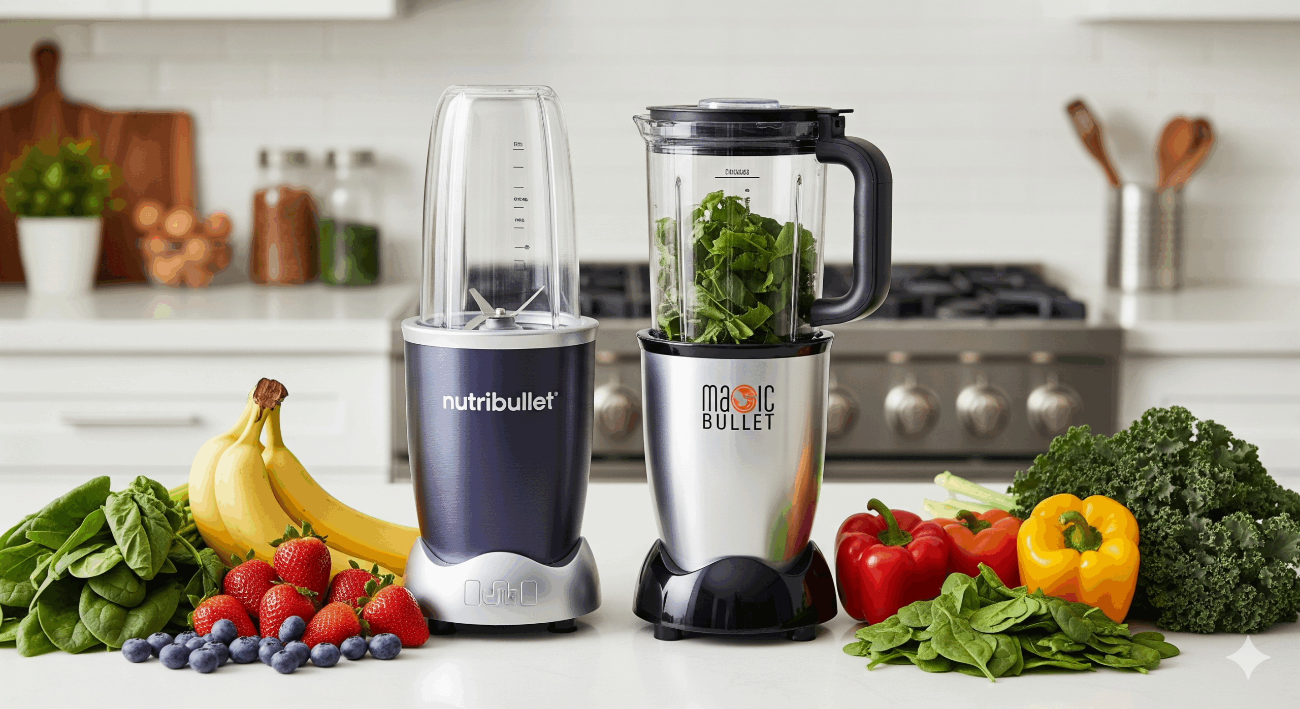 Nutribullet vs. Magic Bullet – Blender Showdown