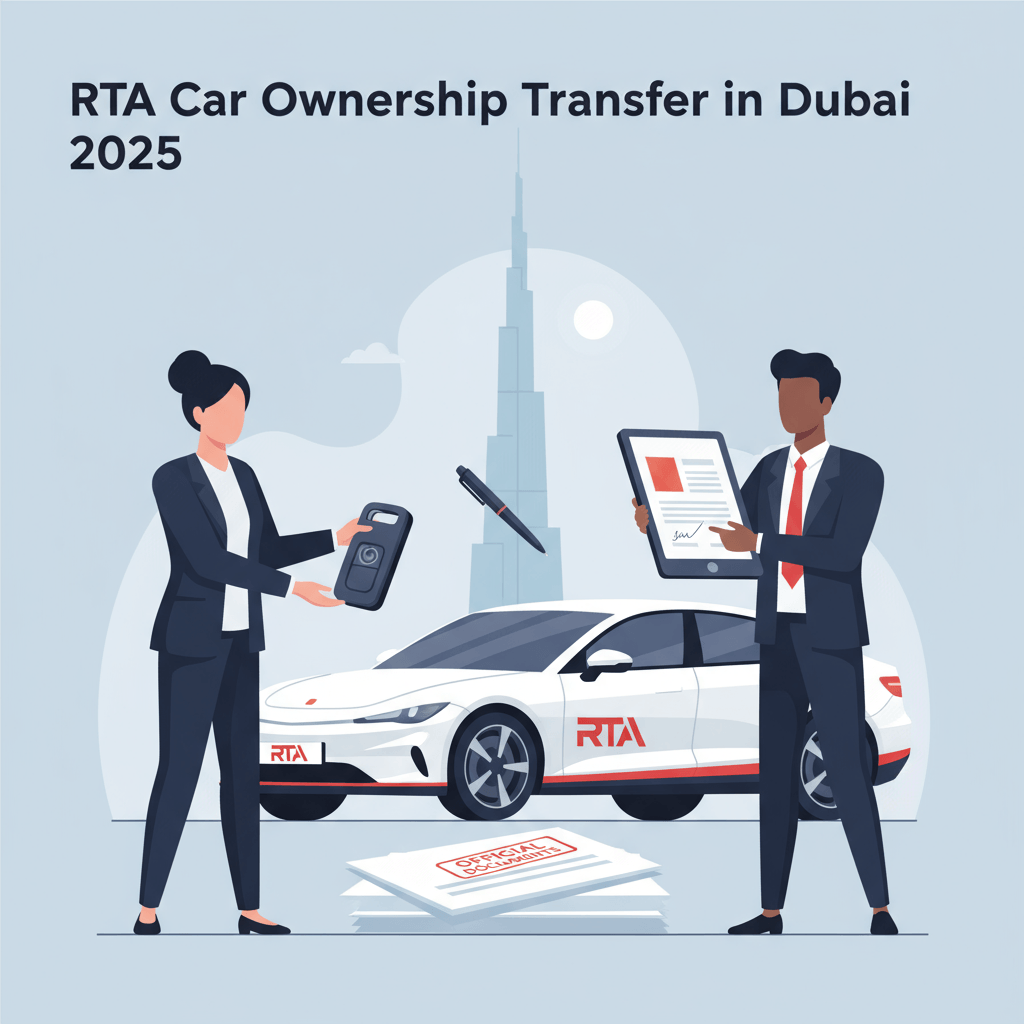 RTA Car Ownership Transfer Dubai (2025) – Fees, Steps & Documents